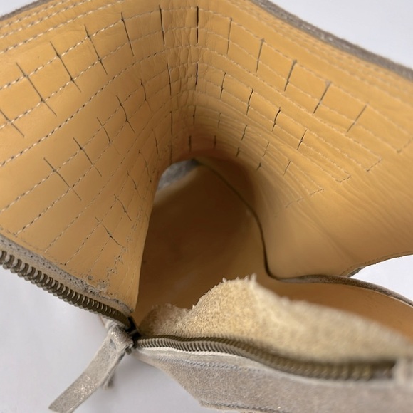 Paul Green Cayanne Peep Toe Metallic Bootie US Size 9 / UK Size 6.5 - Picture 7 of 14